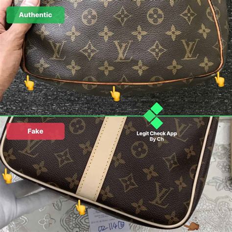 fake and real lv|louis Vuitton Bag scam.